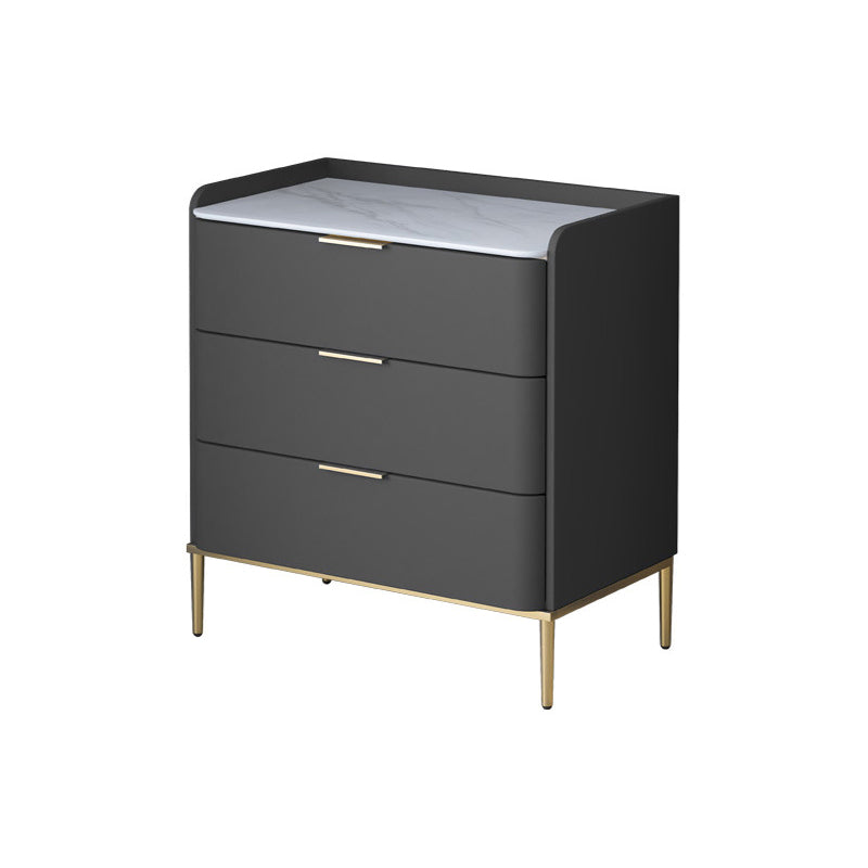 Modern Accent Chest with 3/4/5 Drawers and Straight Legs Chest 24"L x 16"W x 30"H Dark Gray Clearhalo 'Cabinets & Chests' 'cabinets_chests' 'furn' 'furn_cabinets_chests' 'Furniture' 'Living Room Furniture' 5568035
