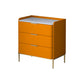 Modern Accent Chest with 3/4/5 Drawers and Straight Legs Chest 24"L x 16"W x 30"H Orange Clearhalo 'Cabinets & Chests' 'cabinets_chests' 'furn' 'furn_cabinets_chests' 'Furniture' 'Living Room Furniture' 5568045
