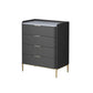 Modern Accent Chest with 3/4/5 Drawers and Straight Legs Chest 24"L x 16"W x 37"H Dark Gray Clearhalo 'Cabinets & Chests' 'cabinets_chests' 'furn' 'furn_cabinets_chests' 'Furniture' 'Living Room Furniture' 5568060