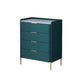 Modern Accent Chest with 3/4/5 Drawers and Straight Legs Chest 24"L x 16"W x 37"H Green Clearhalo 'Cabinets & Chests' 'cabinets_chests' 'furn' 'furn_cabinets_chests' 'Furniture' 'Living Room Furniture' 5568063