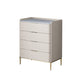 Modern Accent Chest with 3/4/5 Drawers and Straight Legs Chest 24"L x 16"W x 37"H Off-White Clearhalo 'Cabinets & Chests' 'cabinets_chests' 'furn' 'furn_cabinets_chests' 'Furniture' 'Living Room Furniture' 5568066