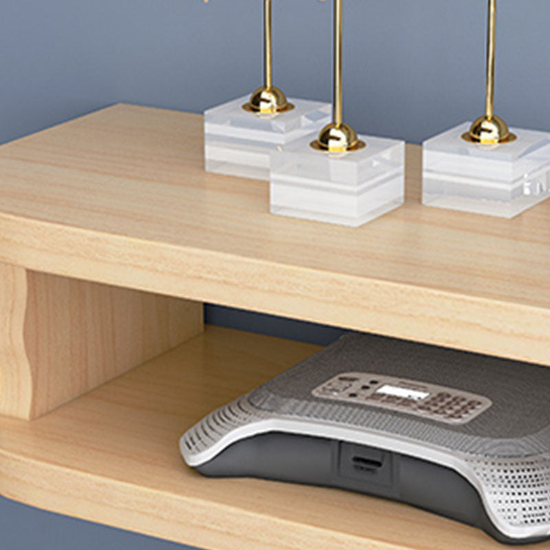 9" D Modern Wooden TV Stand Open Storage Wall Mounted TV Console Clearhalo 'furn' 'furn_tv_stands_entertainment_centers' 'Furniture' 'Living Room Furniture' 'TV Stands & Entertainment Centers' 'TV Stands & Media Storage Furniture' 'tv_stands_entertainment_centers' 5568167