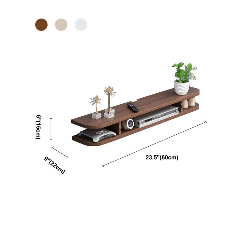 9" D Modern Wooden TV Stand Open Storage Wall Mounted TV Console Clearhalo 'furn' 'furn_tv_stands_entertainment_centers' 'Furniture' 'Living Room Furniture' 'TV Stands & Entertainment Centers' 'TV Stands & Media Storage Furniture' 'tv_stands_entertainment_centers' 5568179