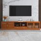 16" / 16.5" D TV Stand Solid Wood TV Console with Drawers and Doors for Living Room Clearhalo 'furn' 'furn_tv_stands_entertainment_centers' 'Furniture' 'Living Room Furniture' 'TV Stands & Entertainment Centers' 'TV Stands & Media Storage Furniture' 'tv_stands_entertainment_centers' 5568365