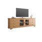 16" / 16.5" D TV Stand Solid Wood TV Console with Drawers and Doors for Living Room 79"L x 16"W x 25"H Beige Clearhalo 'furn' 'furn_tv_stands_entertainment_centers' 'Furniture' 'Living Room Furniture' 'TV Stands & Entertainment Centers' 'TV Stands & Media Storage Furniture' 'tv_stands_entertainment_centers' 5568376