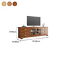 16" / 16.5" D TV Stand Solid Wood TV Console with Drawers and Doors for Living Room Clearhalo 'furn' 'furn_tv_stands_entertainment_centers' 'Furniture' 'Living Room Furniture' 'TV Stands & Entertainment Centers' 'TV Stands & Media Storage Furniture' 'tv_stands_entertainment_centers' 5568385