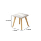 Table de maquillage contemporain avec tiroirs blancs / bleu 15,74 "W x 28,93" H