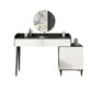 Contemporary White Makeup Table With Drawers 15.74 W x 30.70" H for Bedroom