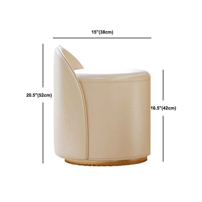 Glamnahmütiges Make -up -Waschtisch mit Schublade in Weiß für Schlafzimmer