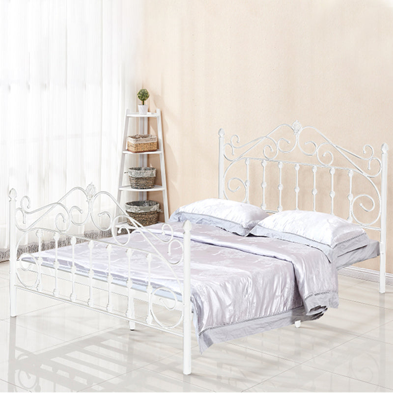 Materiale in ferro in metallo in stile glam con testiera oro/nero/bianco