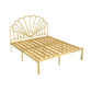 IJzeren bedframe, bedrader bedframe in stevige kleur met metalen benen