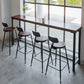 Industrial Style Solid Wood Bar Table Rectangle Bar Height Bar Dining Table 70.9"L x 15.7"W x 41.3"H Without Chairs Clearhalo 'Bar Furniture' 'Bar Tables' 'bar_tables' 'furn' 'furn_bar_tables' 'Furniture' 'Kitchen & Dining Furniture' 5569016