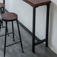 Industrial Style Solid Wood Bar Table Rectangle Bar Height Bar Dining Table Clearhalo 'Bar Furniture' 'Bar Tables' 'bar_tables' 'furn' 'furn_bar_tables' 'Furniture' 'Kitchen & Dining Furniture' 5569020