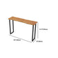 Industrial Style Solid Wood Bar Table Rectangle Bar Dining Table for Indoor Clearhalo 'Bar Furniture' 'Bar Tables' 'bar_tables' 'furn' 'furn_bar_tables' 'Furniture' 'Kitchen & Dining Furniture' 5569227