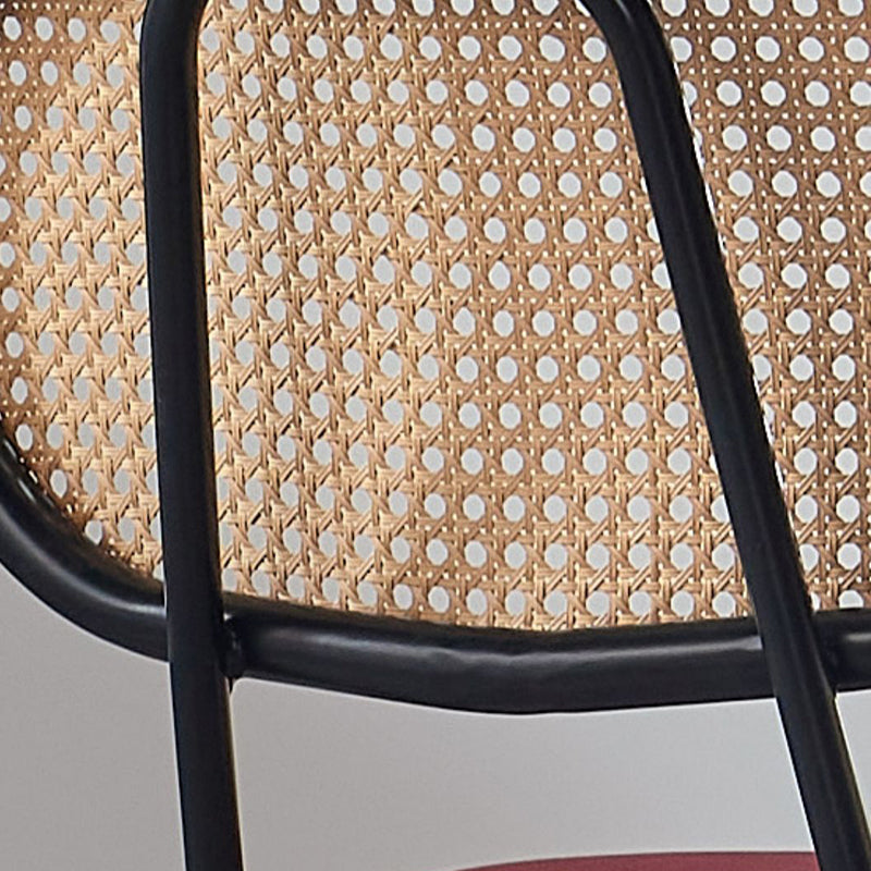 Scandinavian Low Back Armless Stool Velvet Upholstered Counter Stool Clearhalo 'Bar Furniture' 'Bar Stools' 'bar_stools' 'furn' 'furn_bar_stools' 'Furniture' 'Kitchen & Dining Furniture' 5569308