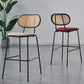 Scandinavian Low Back Armless Stool Velvet Upholstered Counter Stool Clearhalo 'Bar Furniture' 'Bar Stools' 'bar_stools' 'furn' 'furn_bar_stools' 'Furniture' 'Kitchen & Dining Furniture' 5569320