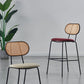 Scandinavian Low Back Armless Stool Velvet Upholstered Counter Stool Clearhalo 'Bar Furniture' 'Bar Stools' 'bar_stools' 'furn' 'furn_bar_stools' 'Furniture' 'Kitchen & Dining Furniture' 5569325