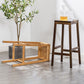 Industrial Square Backless Stool Wooden Footrest Barstool for Living Room Clearhalo 'Bar Furniture' 'Bar Stools' 'bar_stools' 'furn' 'furn_bar_stools' 'Furniture' 'Kitchen & Dining Furniture' 5569922