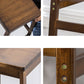 Industrial Square Backless Stool Wooden Footrest Barstool for Living Room Clearhalo 'Bar Furniture' 'Bar Stools' 'bar_stools' 'furn' 'furn_bar_stools' 'Furniture' 'Kitchen & Dining Furniture' 5569926