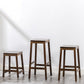 Industrial Square Backless Stool Wooden Footrest Barstool for Living Room Clearhalo 'Bar Furniture' 'Bar Stools' 'bar_stools' 'furn' 'furn_bar_stools' 'Furniture' 'Kitchen & Dining Furniture' 5569934