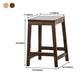 Industrial Square Backless Stool Wooden Footrest Barstool for Living Room Clearhalo 'Bar Furniture' 'Bar Stools' 'bar_stools' 'furn' 'furn_bar_stools' 'Furniture' 'Kitchen & Dining Furniture' 5569958