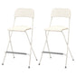 Industrial Folding Wood Stool Backrest Counter Stool for Restaurant White 2 Piece Set Clearhalo 'Bar Furniture' 'Bar Stools' 'bar_stools' 'furn' 'furn_bar_stools' 'Furniture' 'Kitchen & Dining Furniture' 5569969