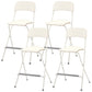 Industrial Folding Wood Stool Backrest Counter Stool for Restaurant White 4 Piece Set Clearhalo 'Bar Furniture' 'Bar Stools' 'bar_stools' 'furn' 'furn_bar_stools' 'Furniture' 'Kitchen & Dining Furniture' 5569971