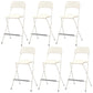 Industrial Folding Wood Stool Backrest Counter Stool for Restaurant White 6 Piece Set Clearhalo 'Bar Furniture' 'Bar Stools' 'bar_stools' 'furn' 'furn_bar_stools' 'Furniture' 'Kitchen & Dining Furniture' 5569974