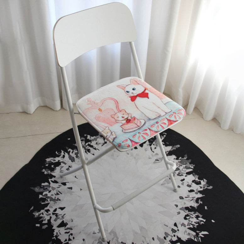 Industrial Folding Wood Stool Backrest Counter Stool for Restaurant Clearhalo 'Bar Furniture' 'Bar Stools' 'bar_stools' 'furn' 'furn_bar_stools' 'Furniture' 'Kitchen & Dining Furniture' 5569979