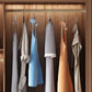 Mirrored Finish Cabinet with Glass Door Modern Brown Wardrobe for Home Clearhalo 'Armoires & Wardrobes' 'armoires_wardrobes' 'Bedroom Furniture' 'furn' 'furn_armoires_wardrobes' 'Furniture' 5570066