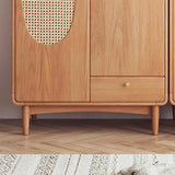 Gabinete tropical con gabinete de almacenamiento de madera de pino con bisagras para el hogar