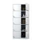 Steel White Storage Cabinet with Hinged Door Modern Cabinet for Bathroom