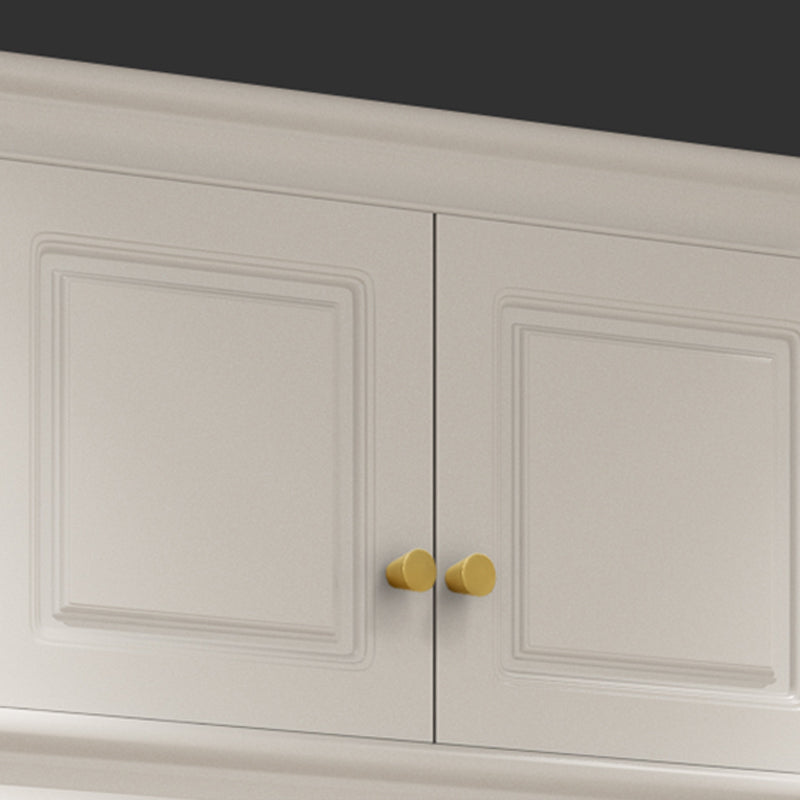 Hinged White Wardrobe Armoire Engineered Wood Wardrobe Closet Clearhalo 'Armoires & Wardrobes' 'armoires_wardrobes' 'Bedroom Furniture' 'furn' 'furn_armoires_wardrobes' 'Furniture' 5570150