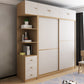 Engineered houten moderne garderobe kast schuifgarderobe armoire