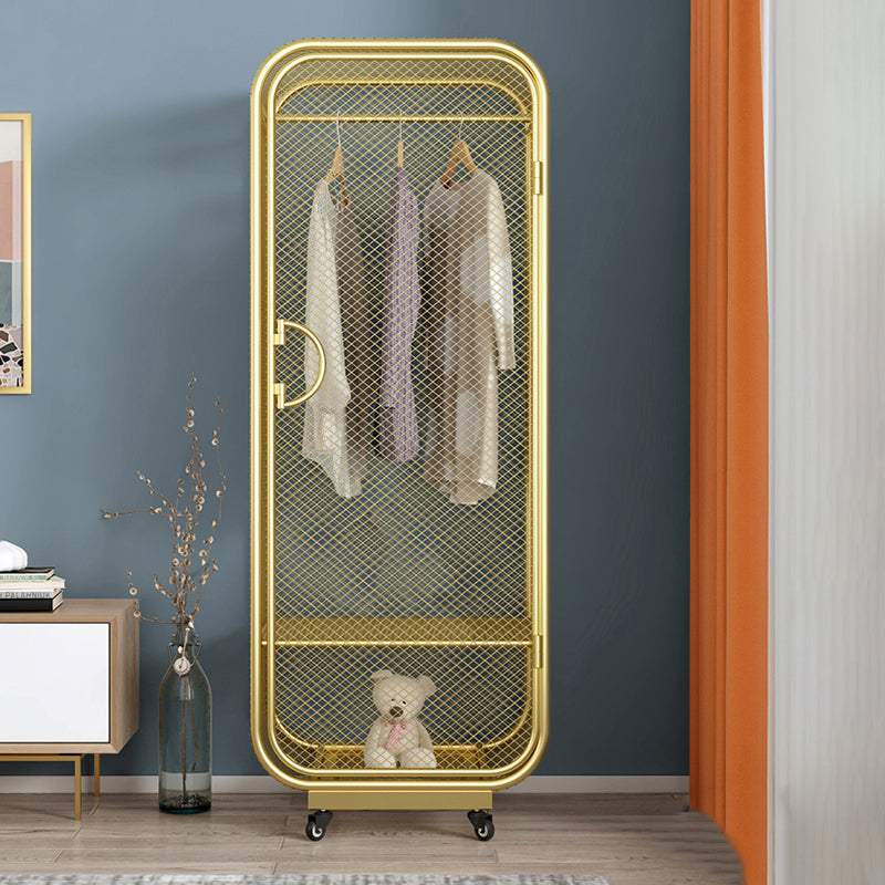 Armoire de rangement en métal moderne pour armoire finale mate de chambre à coucher