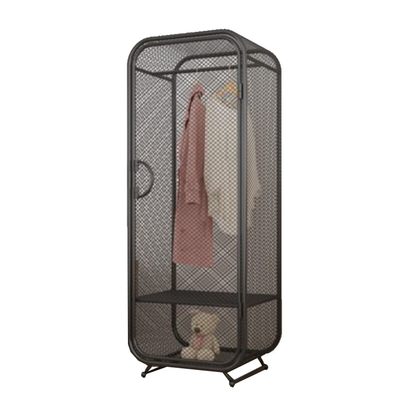 Armoire de rangement en métal moderne pour armoire finale mate de chambre à coucher