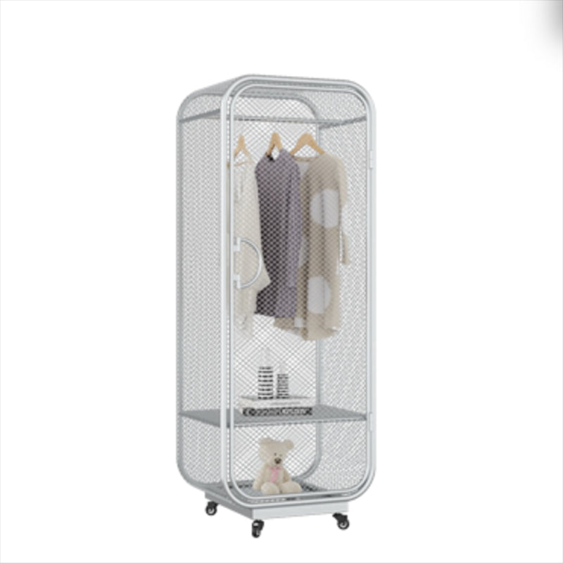 Armoire de rangement en métal moderne pour armoire finale mate de chambre à coucher