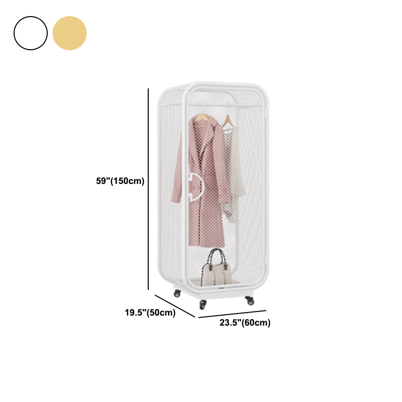 Armoire de rangement en métal moderne pour armoire finale mate de chambre à coucher