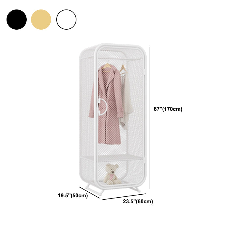 Armoire de rangement en métal moderne pour armoire finale mate de chambre à coucher