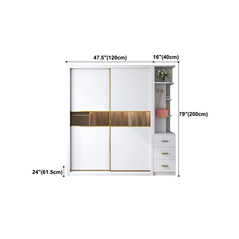 Armario corredizo con cajón Armario moderno