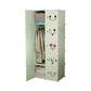 Modern Style Wardrobe Green Colour Plastic Bedroom Wardrobe Closet 30"L x 19"W x 72"H Green Clearhalo 'Armoires & Wardrobes' 'armoires_wardrobes' 'Bedroom Furniture' 'furn' 'furn_armoires_wardrobes' 'Furniture' 5570303