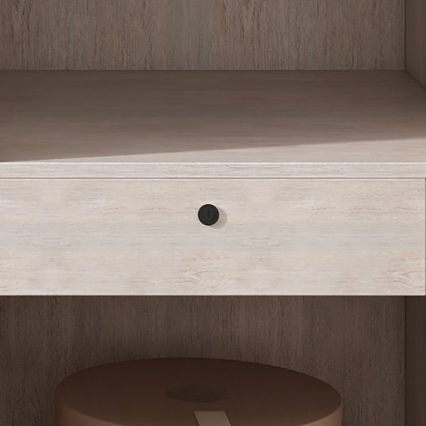 Armario de armario deslizante moderno con cajón Armario de madera