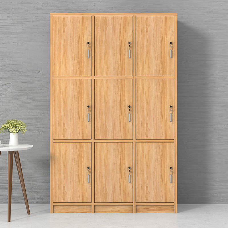 Manufactured Wood Light Wood Finish Cabinet Modern Storage Cabinet with Hinged Door Clearhalo 'Armoires & Wardrobes' 'armoires_wardrobes' 'Bedroom Furniture' 'furn' 'furn_armoires_wardrobes' 'Furniture' 5570458