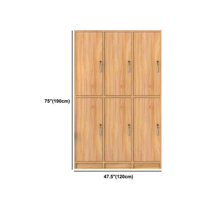 Manufactured Wood Light Wood Finish Cabinet Modern Storage Cabinet with Hinged Door Clearhalo 'Armoires & Wardrobes' 'armoires_wardrobes' 'Bedroom Furniture' 'furn' 'furn_armoires_wardrobes' 'Furniture' 5570471