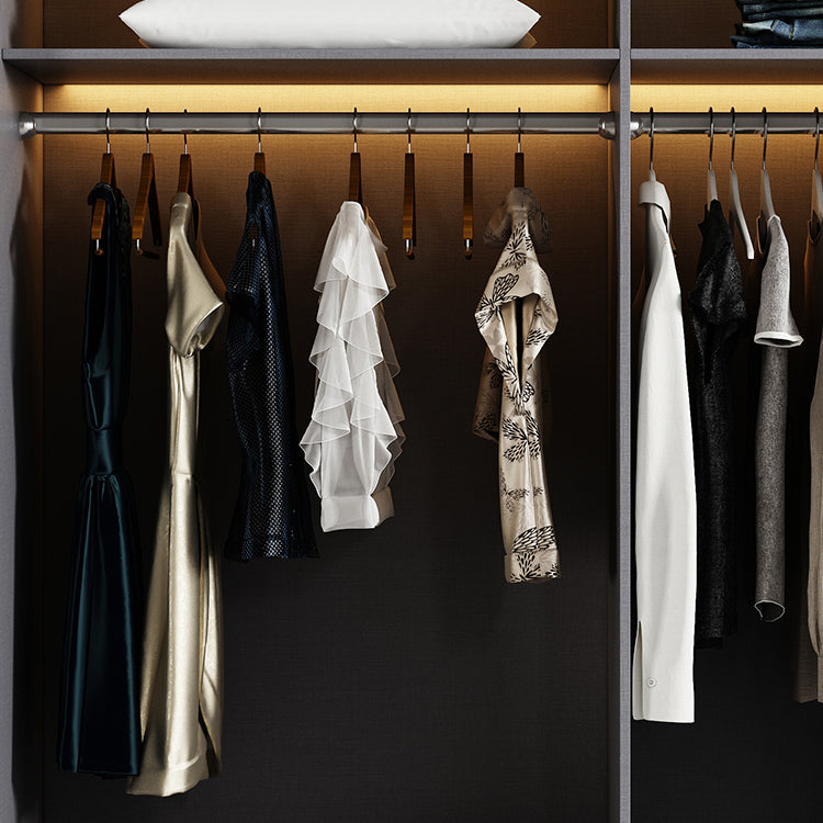 Armario moderno para el gabinete de acabado con espejo en el hogar con puerta de vidrio