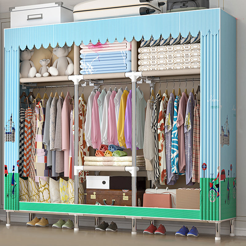 Armoire à cadre en métal Armoire de style contemporain garde-robe