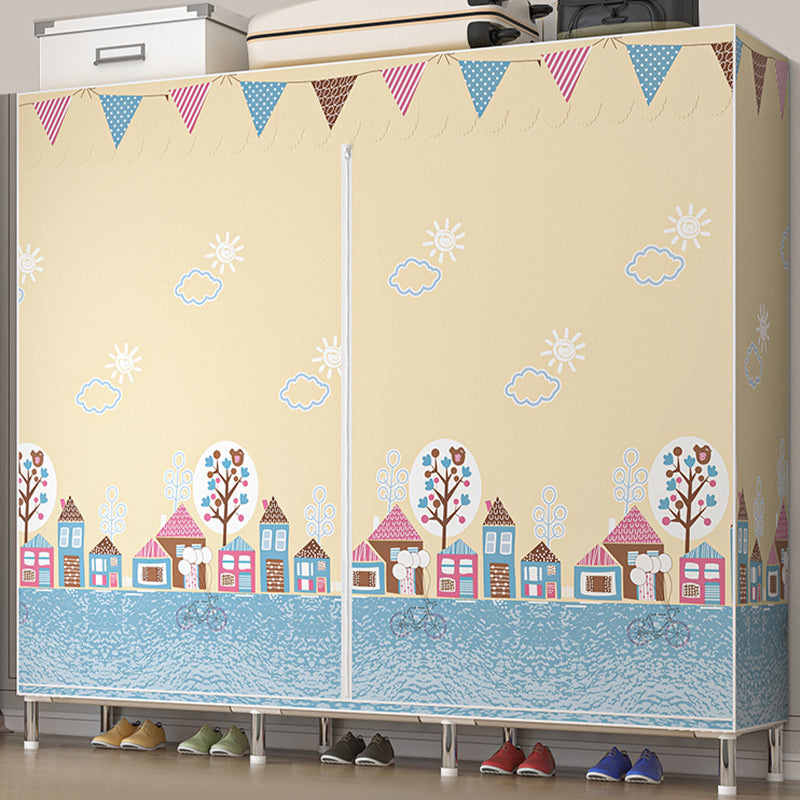 Armoire à cadre en métal Armoire de style contemporain garde-robe