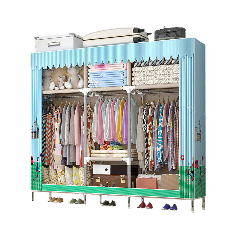 Armoire à cadre en métal Armoire de style contemporain garde-robe