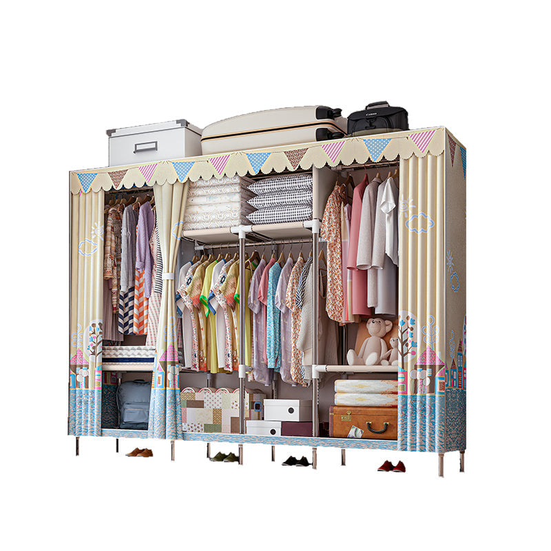 Armoire à cadre en métal Armoire de style contemporain garde-robe