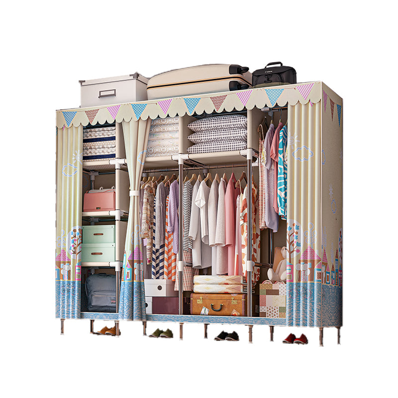 Armoire à cadre en métal Armoire de style contemporain garde-robe